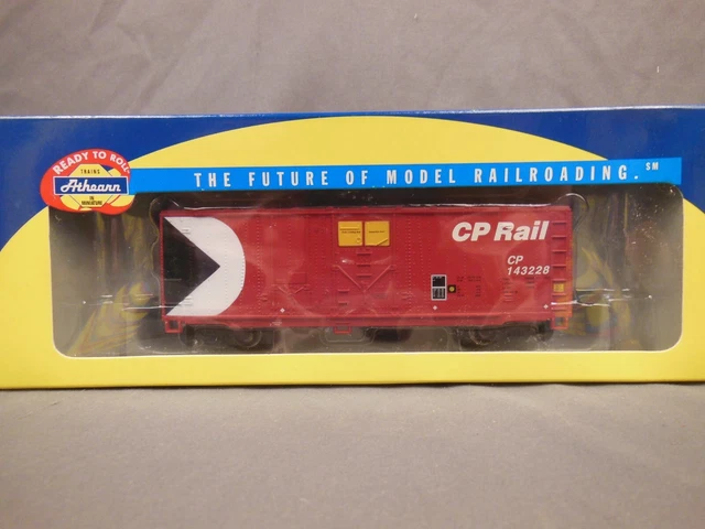 Ho Scale Athearn Rtr 71966 Cp Rail 40' Grain Box Car