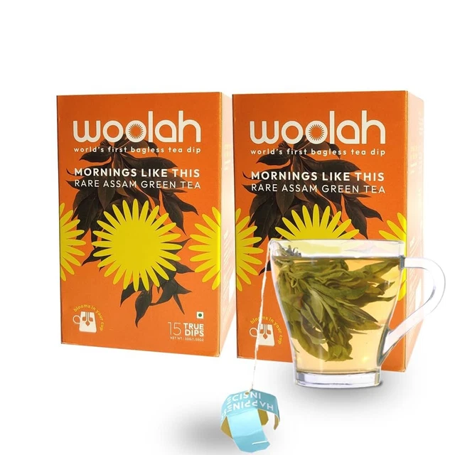 Woolah Rare Assam Green Tea Free Shipping World Wide