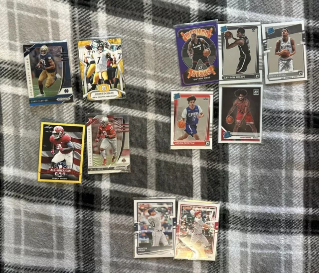 Panini Trading Cards, Basketball, Football And Baseball