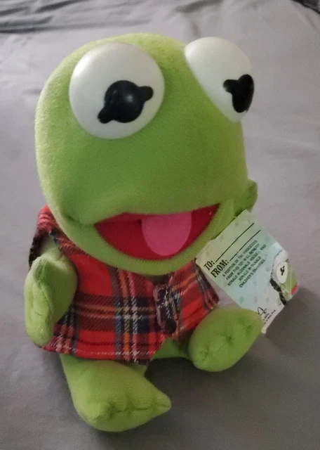Vintage 1988 McDonald’s Muppet Babies Kermit The Frog Plush With Tag Stuffed