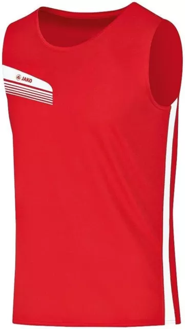 JAKO Femme Débardeur Athletico T-shirts, rouge / blanc, 36, T-shirt, sports, ple