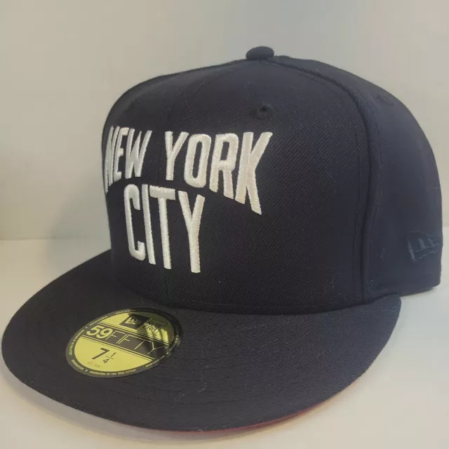 John Lennon New York City Red 59FIFTY Fitted Cap 7 1/4 The Beatles SHIPS IN BOX