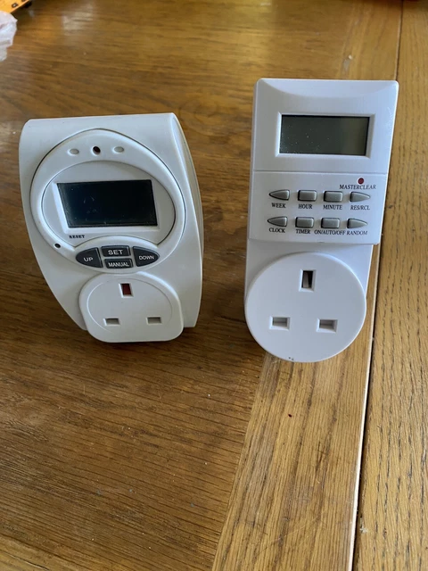 Temporizadores Electrónicos De Enchufe X 2