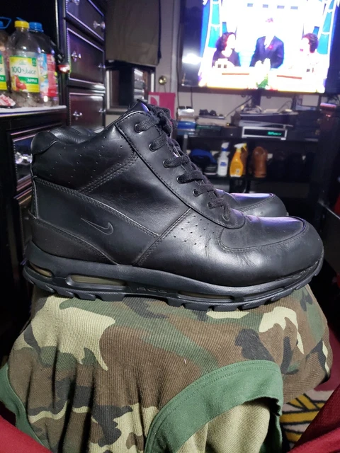 nike foamposite boots black acg mens