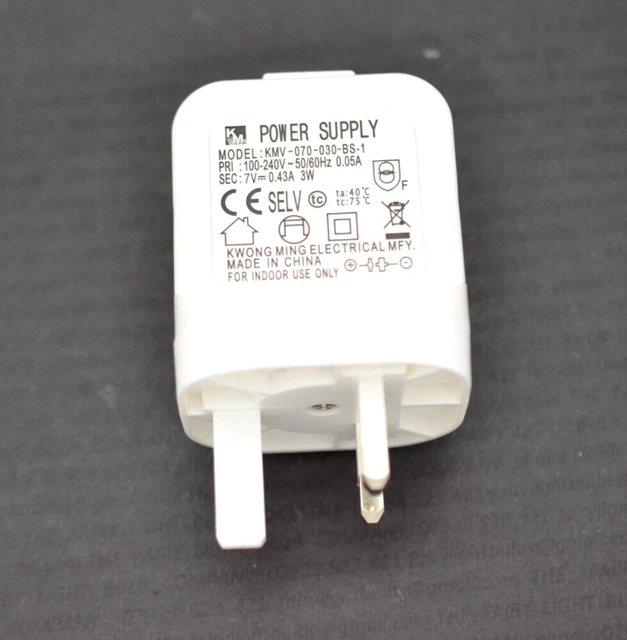 KWONG MING IKEA 7V Dc 0.43A 3W Transformer Power Supply Kmv070030Bs
