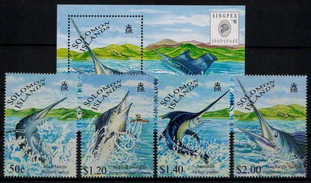 Salomoninseln; Schwert.- und Fächerfische 1998 **