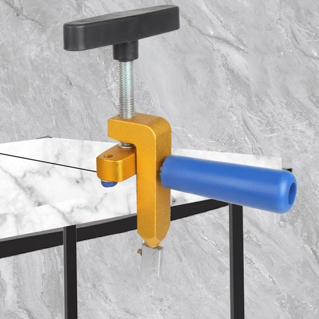 Kit Coupe-Verre 2 Pièces Avec 4 Embouts Remplaçables + Tournevis - Outil Pour Vitrail, Carrelage, Miroir