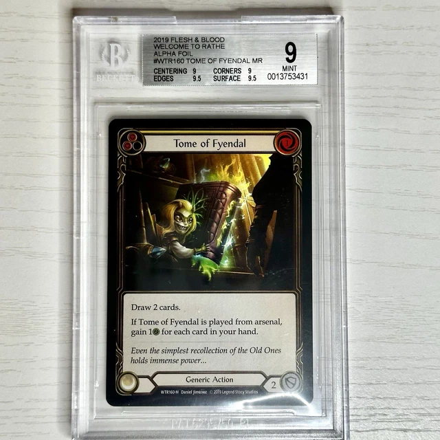 その他 Flesh and Blood [ Heart of Fyendal ] RF Heart of Fyendal BGS 9.5 Rainbow Foil Flesh and Blood