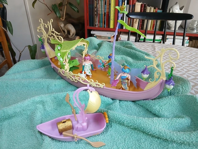 Playmobil 5445 - Bateau Enchanté de la Reine des Fées - Jeux & Jouets