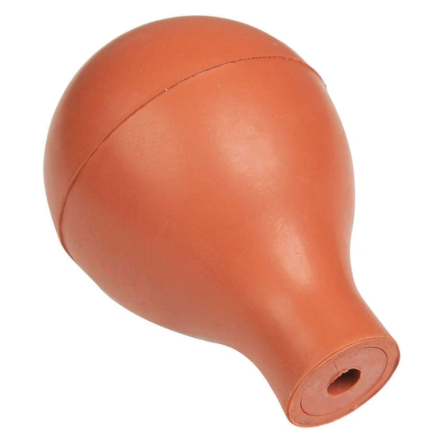 HEATHROW SCIENTIFIC HS20630C Bulb,Rubber,30mL Cap.,66mm H,1.81" dia.