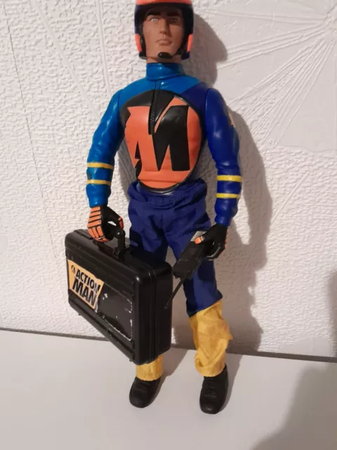 hasbro action man arctic rally driver 12in action figure with case and phone