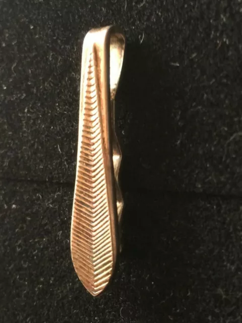 Silber Krawattenklammer in Form einer Krawatte Silber 835er Punze 2
