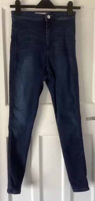 Ladies Asos Denim Dark Blue Skinny Jeans with  Back Pockets   Size 28/32