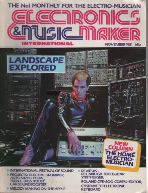 LANDSCAPE ELECTRONICS & MUSIC MAKER November 1981 Maplin Magazine Vintage