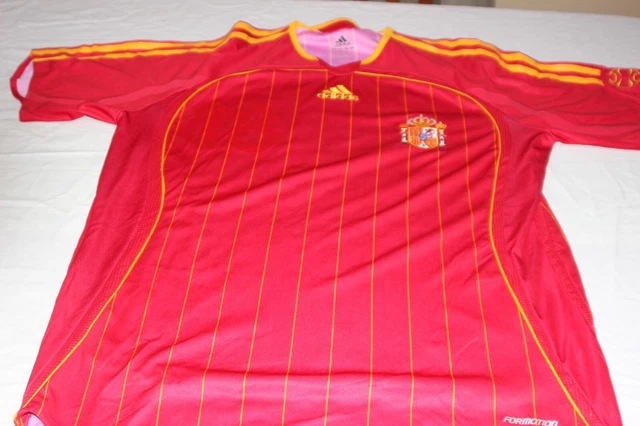 T-Shirt Calcio Nazionale Spagna Mondo Germania 2006 Adidas Taglia L N 18