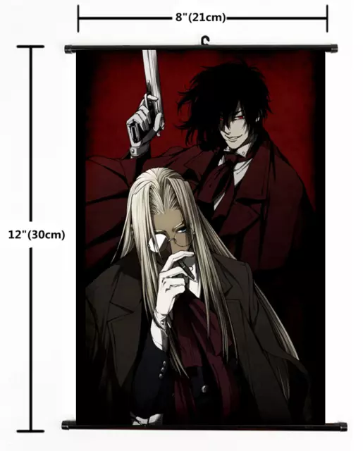 19797 Alucard Hellsing Vampire Anime Decor Wall Print Poster