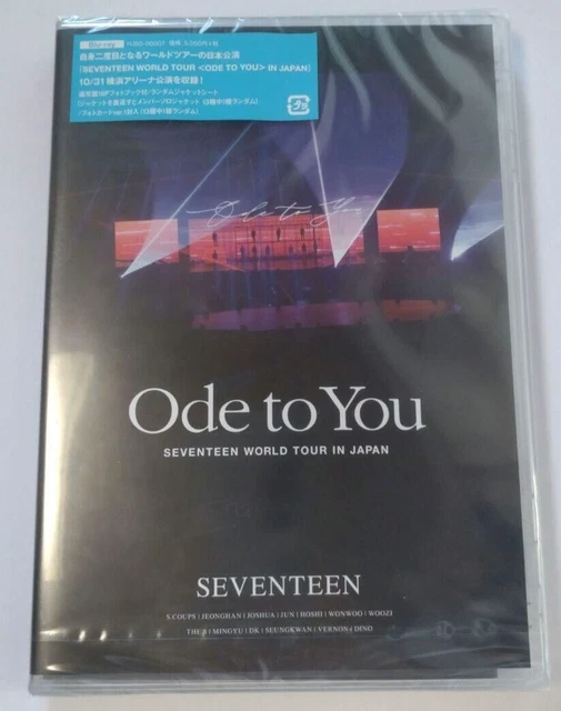 SEVENTEEN/ODE TO YOU Blu-Ray With Trading Card Japan Q1