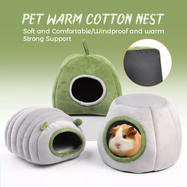 Dog Cat Pet House Sleeping Bed Kennel Puppy Cave Warm Nest Super Soft Mat Pad