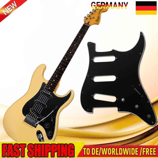 3Ply SSS Stil 11 Montage Schraube Löcher PVC e-Gitarre schlagbrett für den Schut