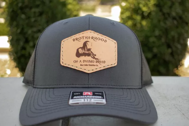 Welder "Brotherhood of a Dying Breed" Richardson & Yupoong Leather Patch Hat