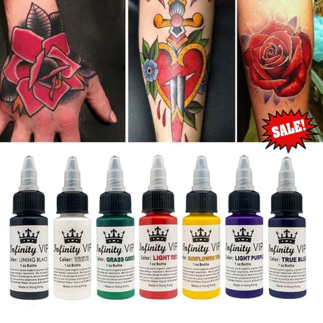 Eternal Tattoo Ink Set Pigment Bottle Permanent Makeup Colors-Optional 2024