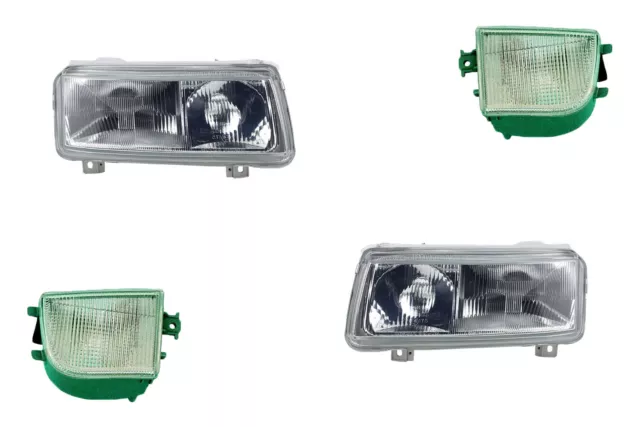 Set Faros Apto para VW Passat 94 35I 93- 96 H1 Izquierda Derecha Con Indicador