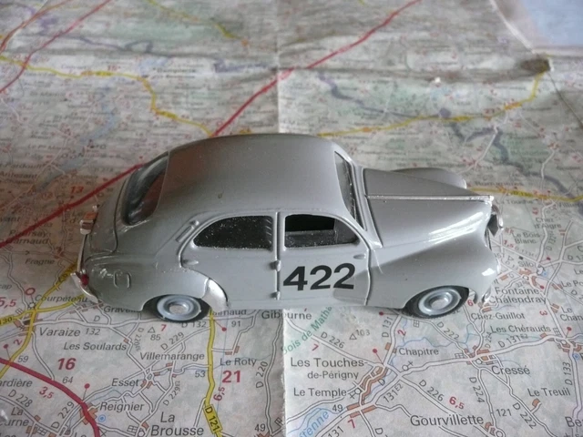 Peugeot 203 participating in the Monte-Carlo Rallye between