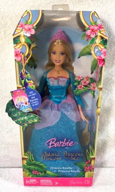 Mattel 2007 The Island Princesa Princess Rosella Doll Foreign Release K9268 NEW