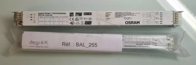 Ballast électronique QUICKTRONIC PRO QTP-DL 2x55 GII OSRAM BAL_255 LOT DE 2