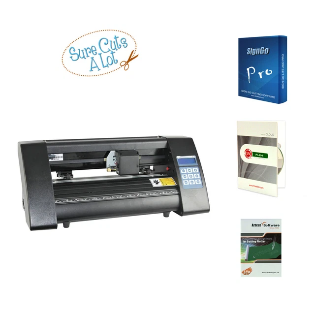 B GRADE 361PE Desktop Vinyl Plotter Cutter, Optical Eye 14" Choose