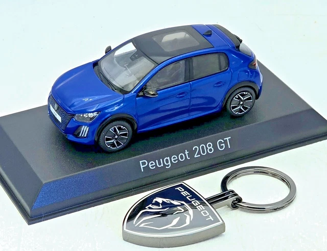 NOREV Peugeot 208 GT Agueda Jaune 2024 - Voiture Miniature Collection Métal 1/43