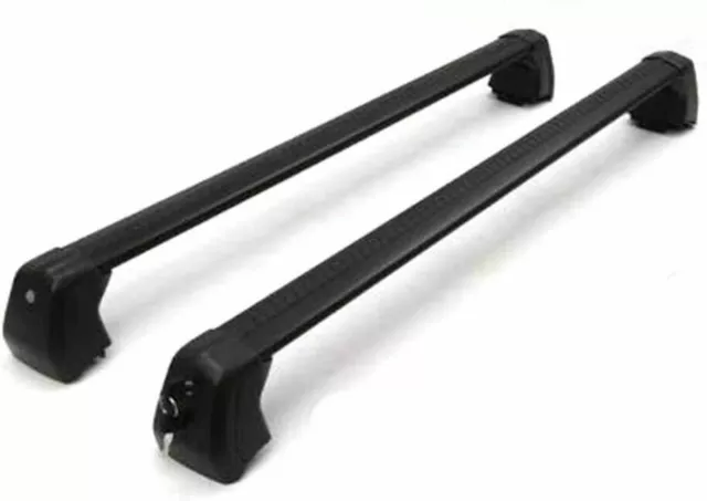 Black Roof Rack Cross Bars Locking Rails For Land Rover L663 Defender 110 2020+ 2