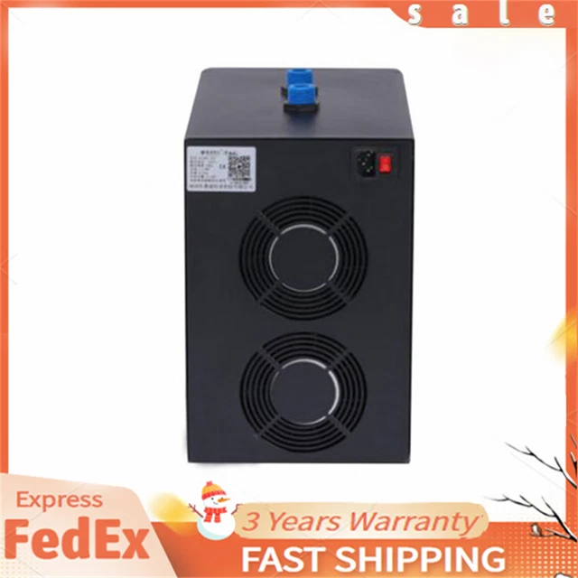 Quiet Aquarium Chiller 1/10 HP Fish Tank Water Cooler Refrigeration 42 Gallon