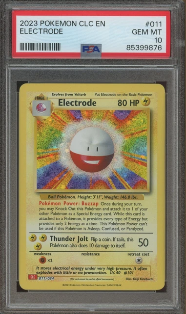 POKEMON ELECTRODE CLASSIC CLC Charizard & Ho-Oh Ex Deck Holo #011 PSA ...