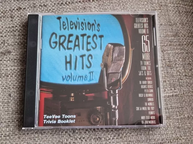 Television's Greatest Hits Volume Ii Cd Soundtrack - 65 Themes!