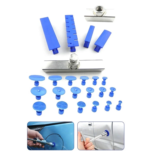 Kit Di 22 Aste Per Riparazione Ammaccature Auto Senza Vernice – Rimozione Bozzi E Grandine, Punte Intercambiabili