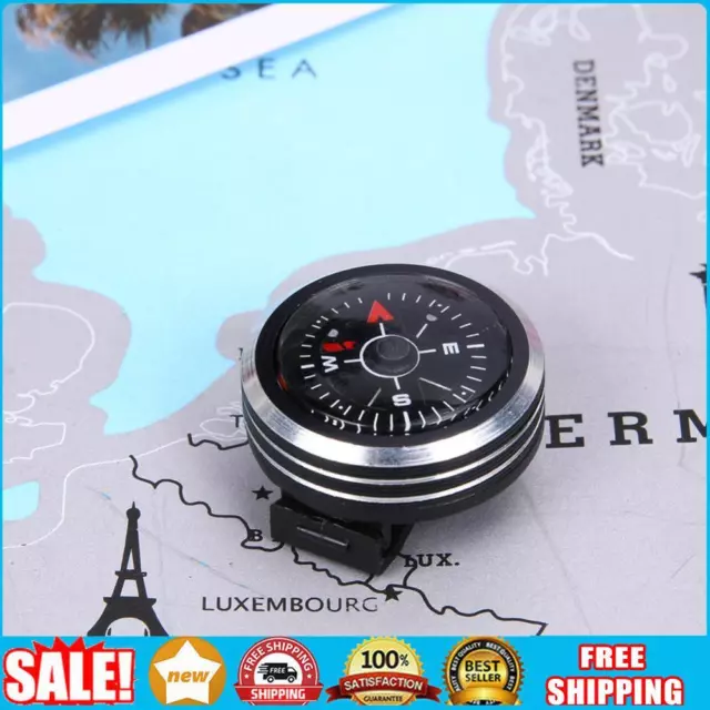 Mini Compass Survival Tool Wristwatch Type Navigation Compass for Outdoor Hiking