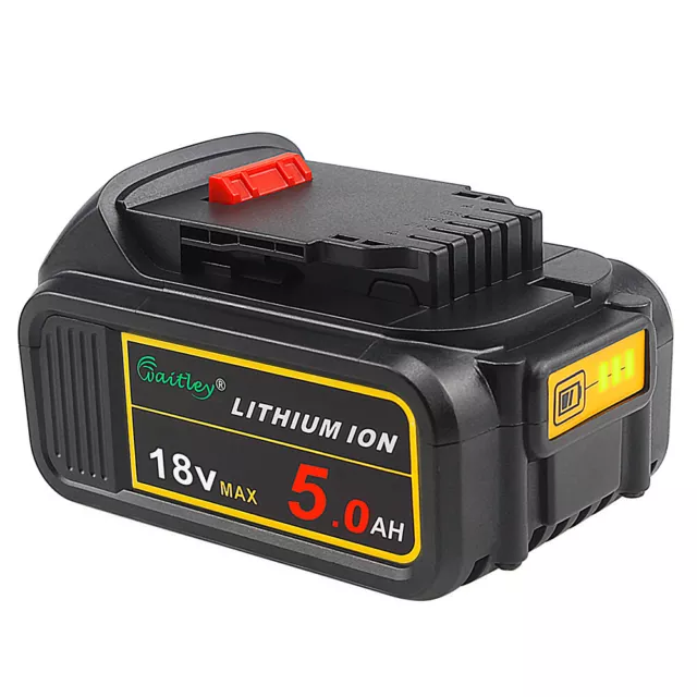 18V 5.0Ah 6.0Ah 9.0Ah Li-ion Battery for Dewalt DCB180 DCB182 DCB184 DCB200 2