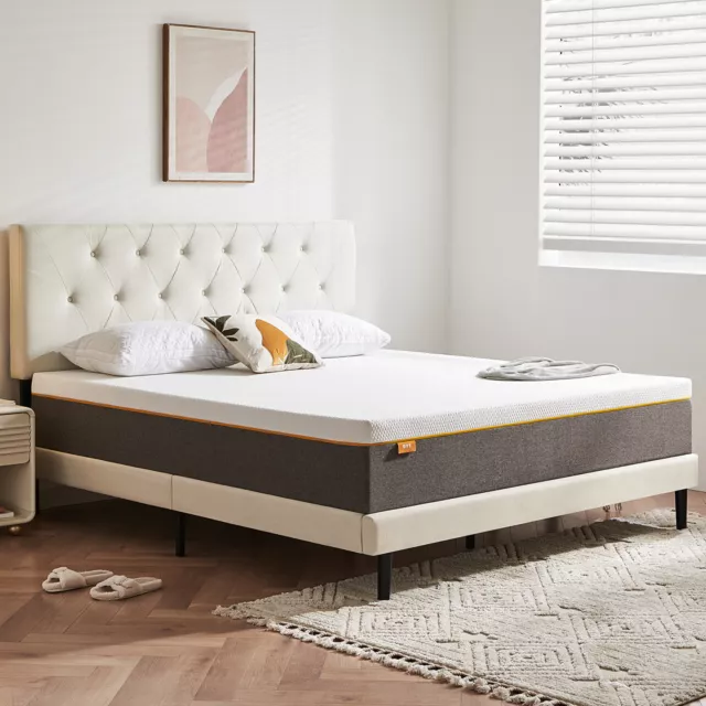 10" Full Size Gel Memory Foam Mattress With Pressure Relief Medium Mattress