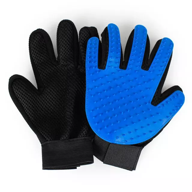 Hand mitt deals dog brush