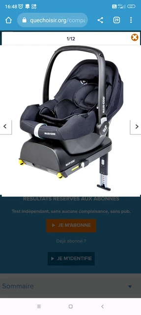 COSY AVEC BASE ISOFIX / marque Bébé confort-Maxi Cosi / modèle