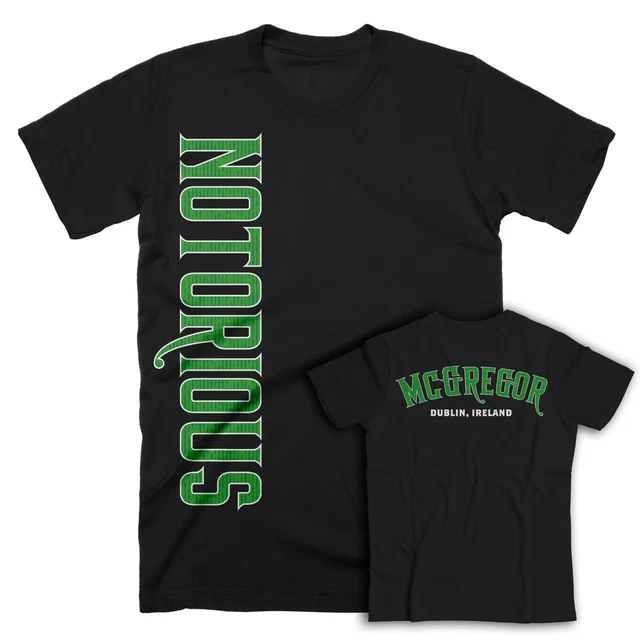 T-shirt uomo Conor McGregor MMA Notorious regalo per fan - taglia S - 5XL