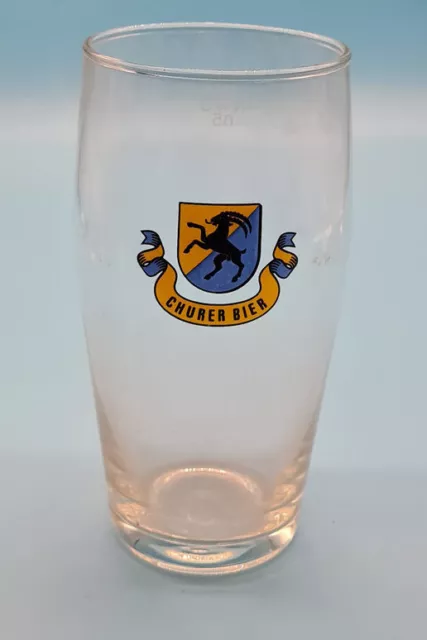 Churer Bier 3dl Brauerei Bierglas Bier Glas alt Pils