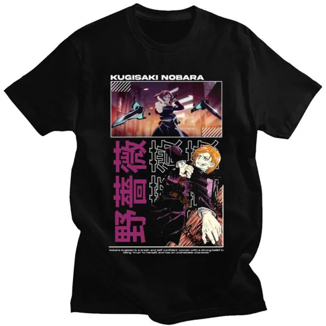 Jujutsu Kaisen Kugisaki Nobara T-Shirt Men/Women/Teens Casual Cotton Tee