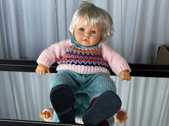 Poupon Violet Parker - Bébé Reborn 42 Cm - Vinyle De Collection - Fait Main - État Parfait