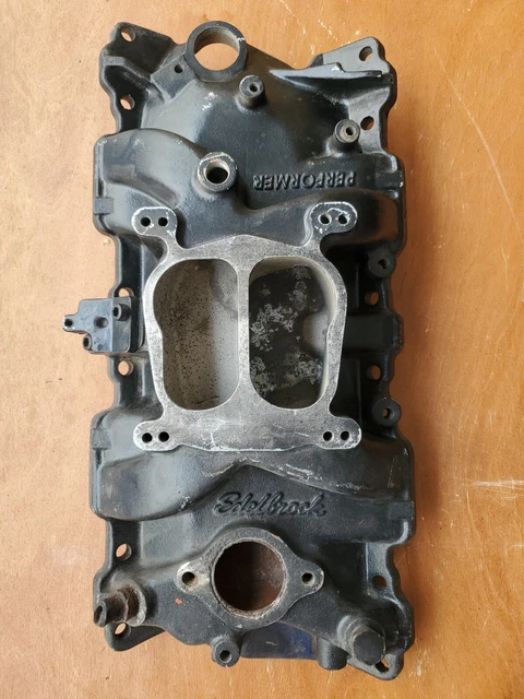 Edelbrock SBC 2101 Performer Aluminium Intake Manifold Chevy 283 327 350 400 V8 Edelbrock SBC 2101 Performer Aluminium Intake Manifold Chevy 283 327 350 400 V8