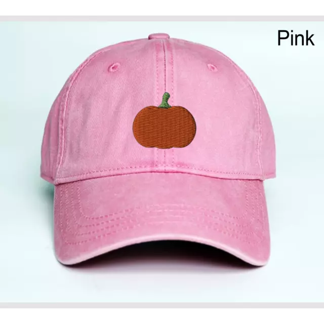 Personalized Cute Pumpkin Embroidered Hat, Funny Baseball Cap, Gift For Friend