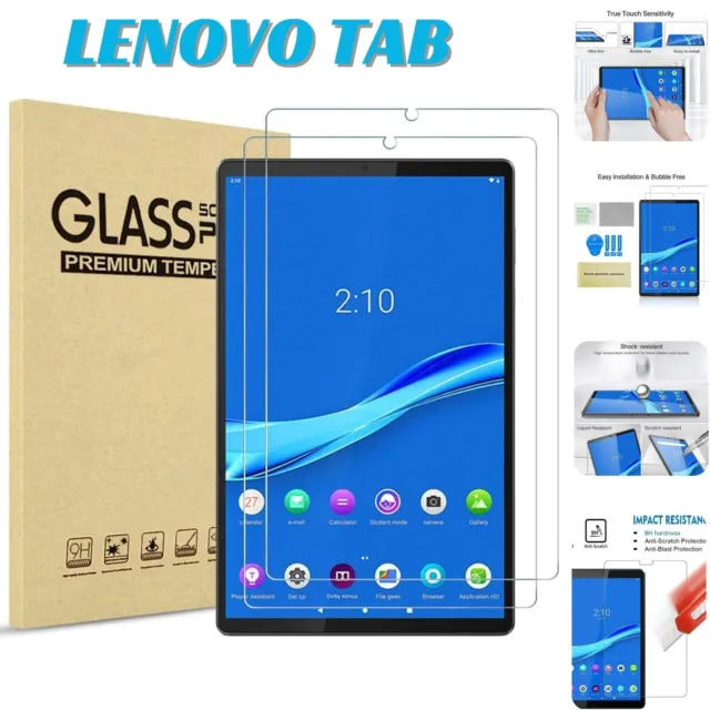 2x TEMPERED GLASS Screen Protector Covers for Lenovo Tab M8 4th Gen 8.0" TB300