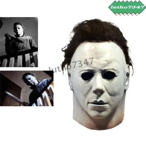 MICHAEL MYERS MASK Cosplay Halloween Latex Full Head Adult Size Fancy