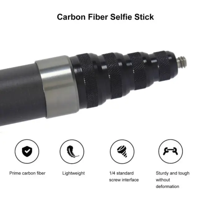 Selfie stick allungabile monogabile per fotocamere portatili - portatile e regolabile